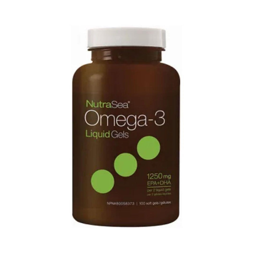 NutraSea Omega-3 EPA+DHA 1250 mg - 100 Liquid Softgels