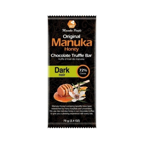 Manuka People Chocolate Truffle Bar Dark - 72% Cacao