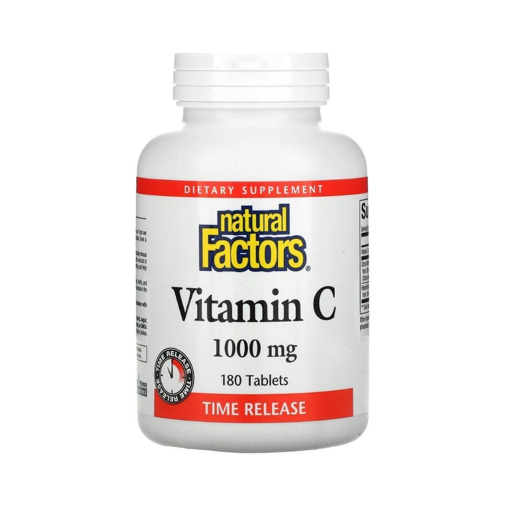 Natural Factors Vitamin C Timed Release 1000 mg - 180 Tablets