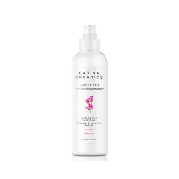 Carina Organics sweet pea fast-drying hairspray - 250ml