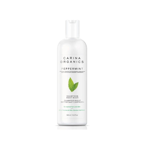 Carina Organics peppermint shampoo and body wash - 360ml