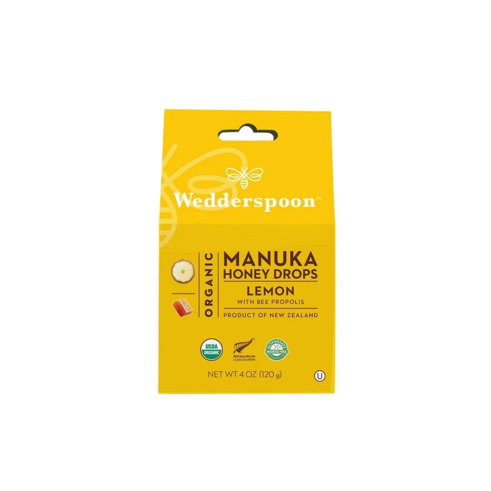 Wedderspoon manuka honey drops (lemon) - 120g