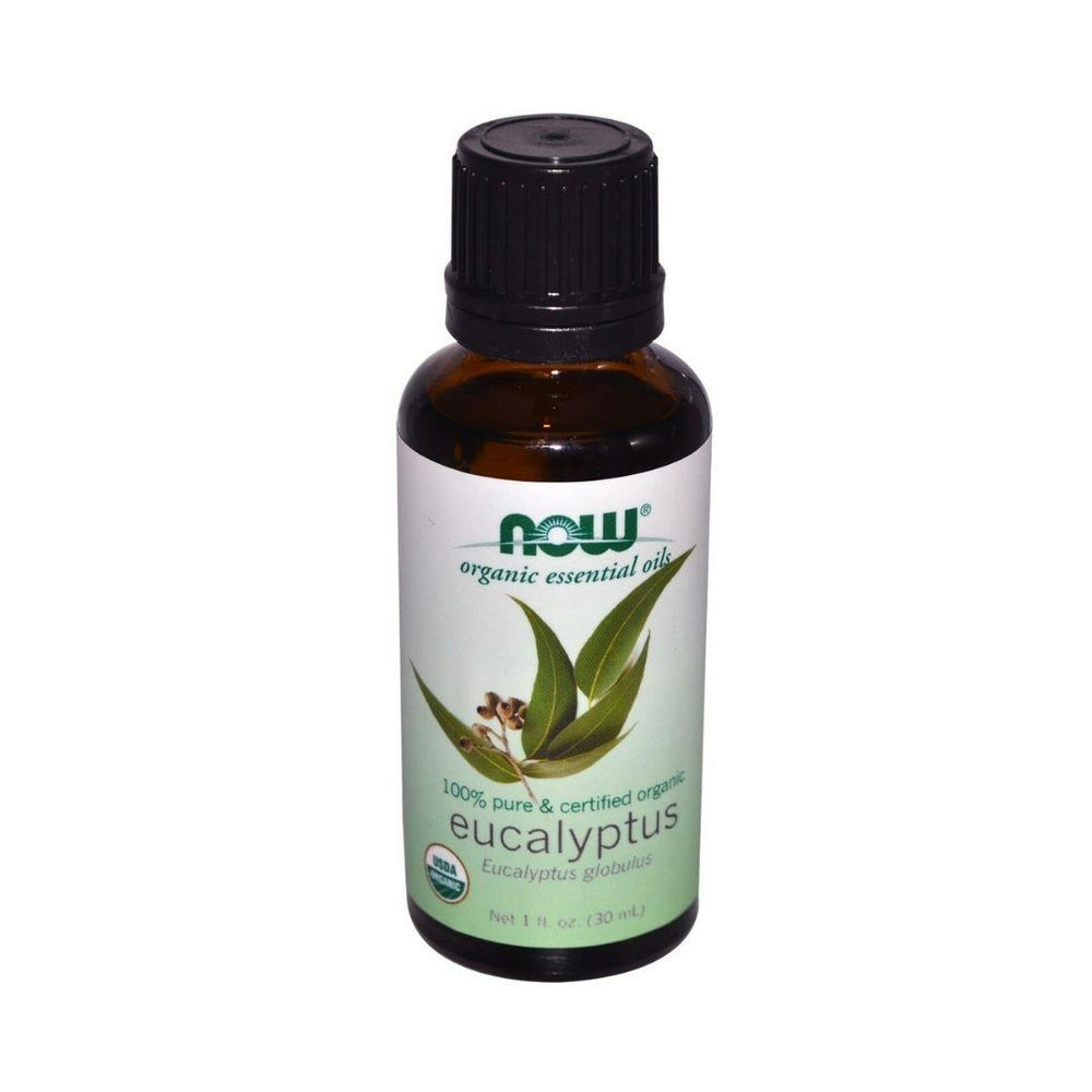 Now 100% Organic Eucalyptus Essential Oil - 30 mL