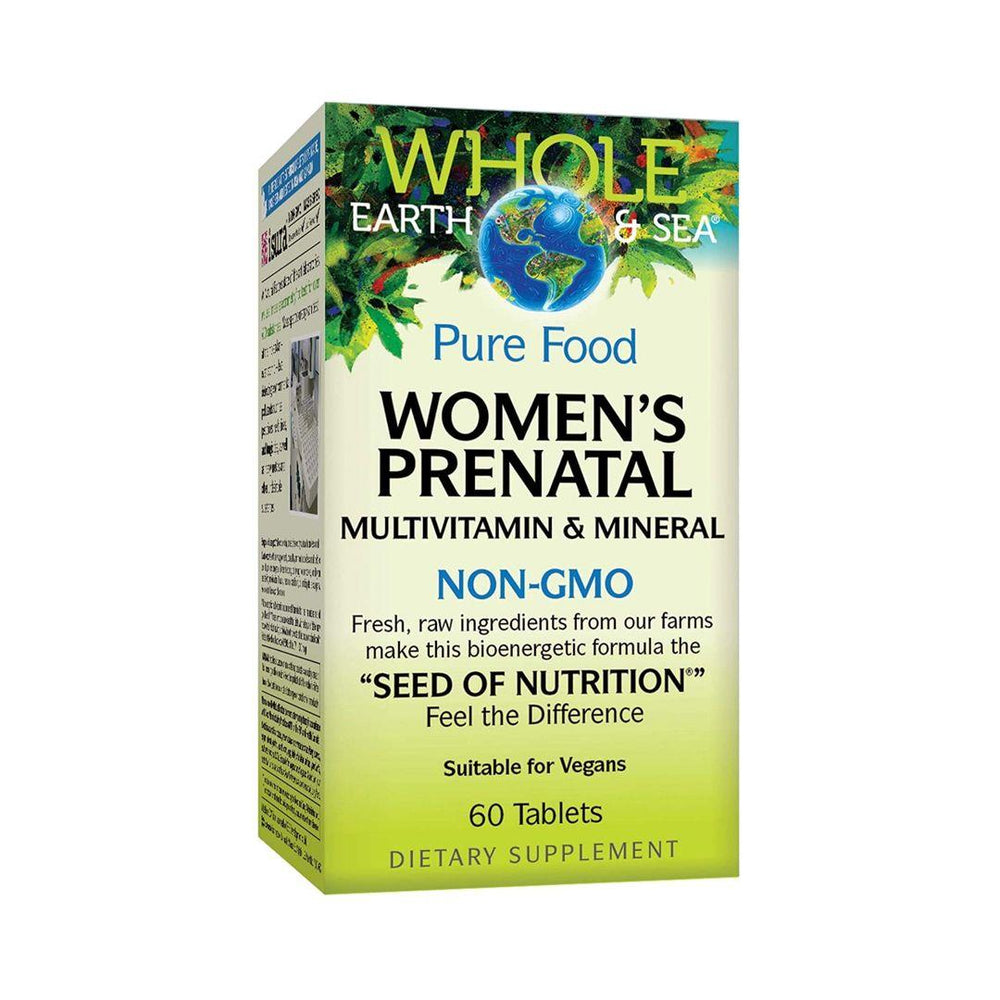 Natural Factors Whole Earth & Sea Prenatal Multivitamin 60 Tablets