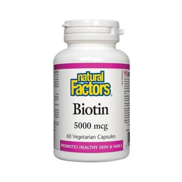 Natural Factors Biotin 5,000mcg 60 Capsules