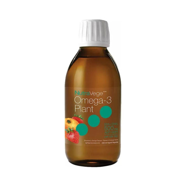 NutraVege Omega-3 Plant (Strawberry Orange Flavour) - 200 mL