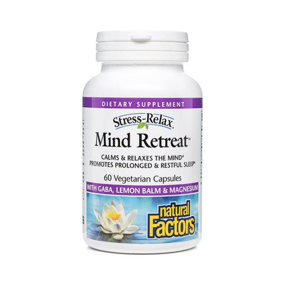 Natural Factors Mind Retreat w/ Lemon Balm & GABA 60 Capsules
