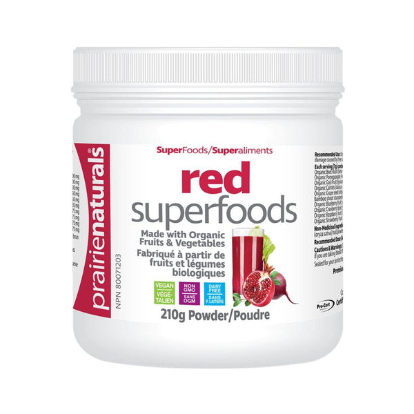 Prairie Naturals Red Superfoods - 210 g Powder