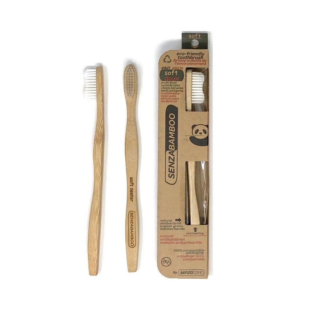 Senza Bamboo Toothbrush for Adults