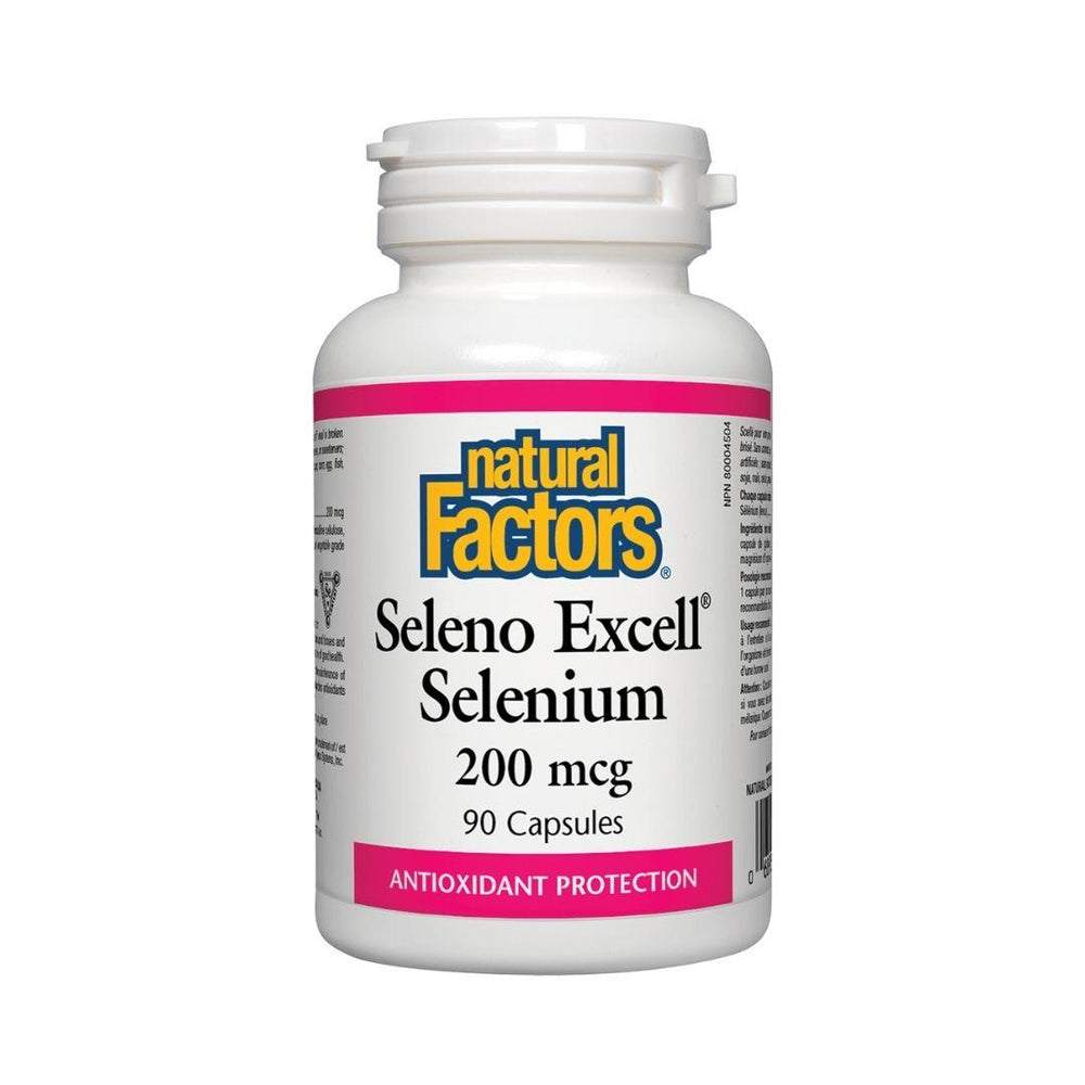 Natural Factors Seleno Excell Selenium 200 mcg - 90 Capsules